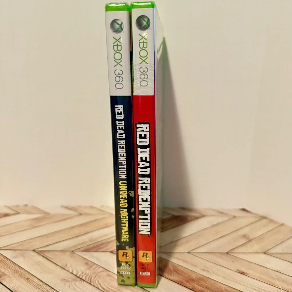 Red Dead Redemption 2010 First Print & Undead Nightmare Xbox 360 Sealed Rockstar